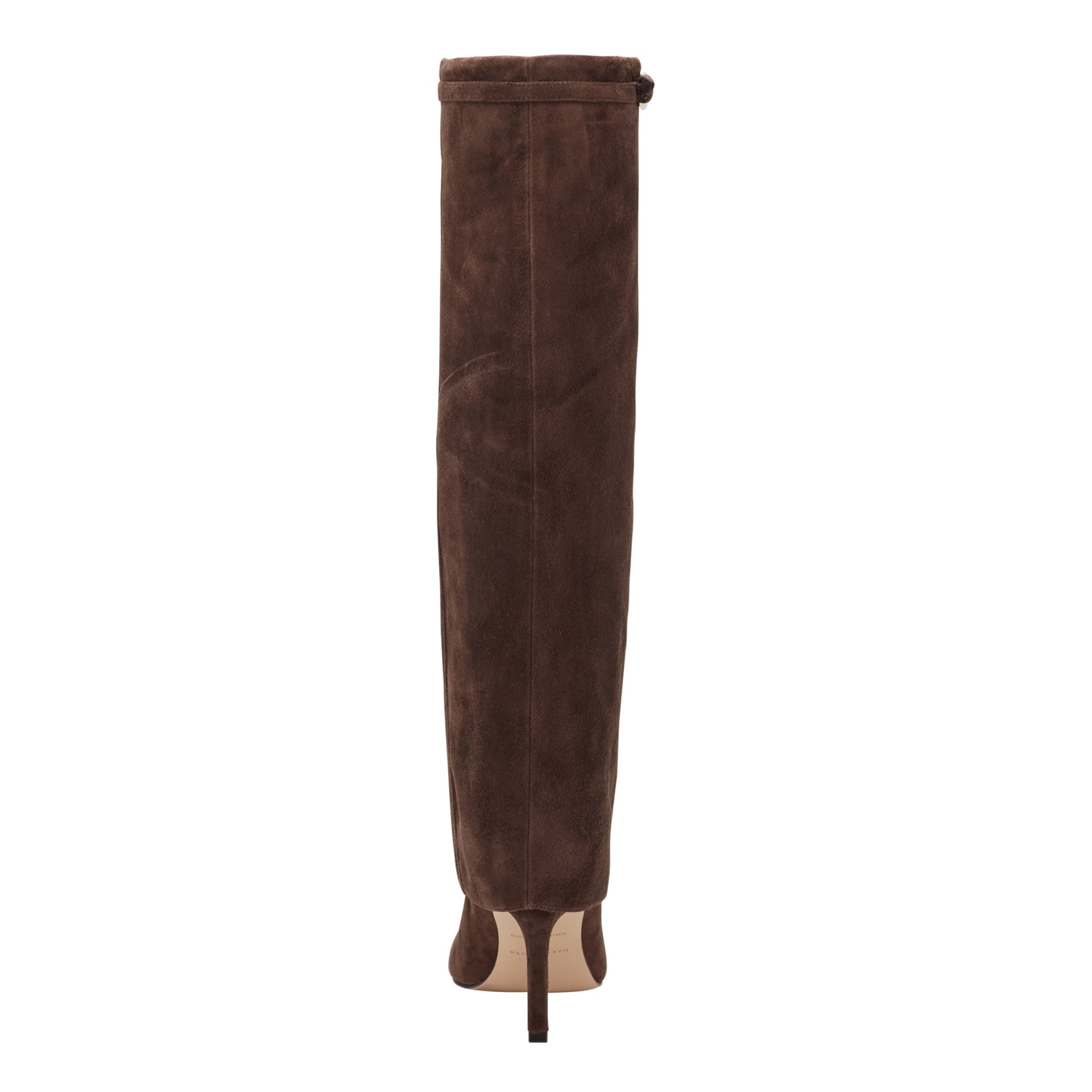 Marc Fisher Naples Leather Boot - Dark Brown Suede