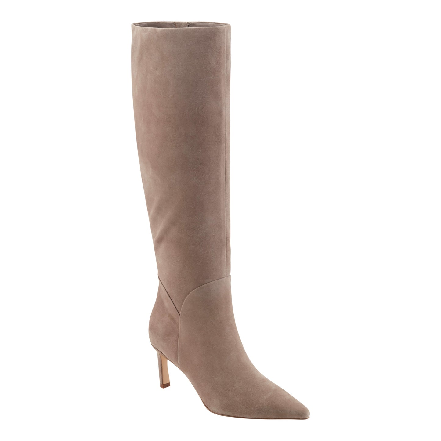 Marc Fisher Sabrina Leather Boot - Taupe Suede