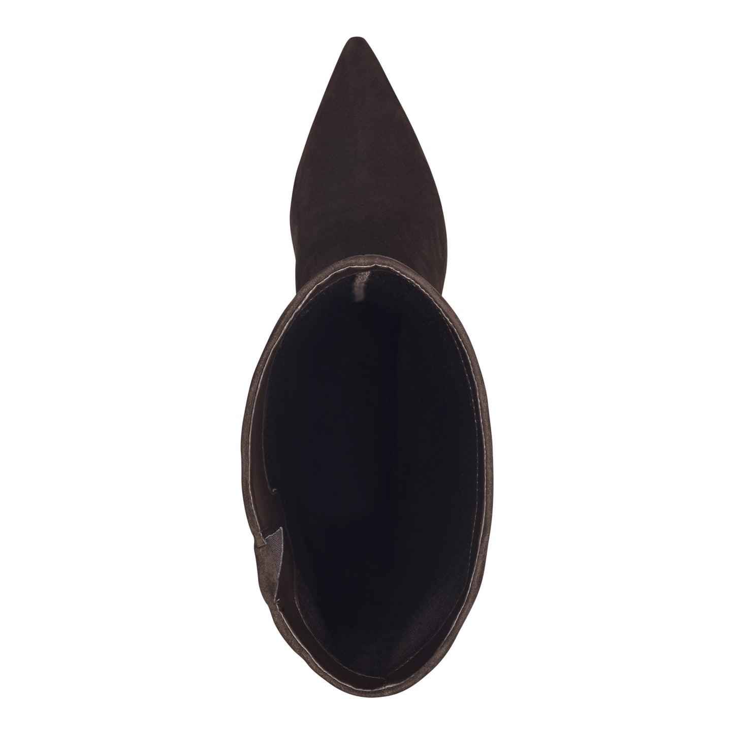 Marc Fisher Sabrina Wide Calf Leather Boot - Dark Brown Suede