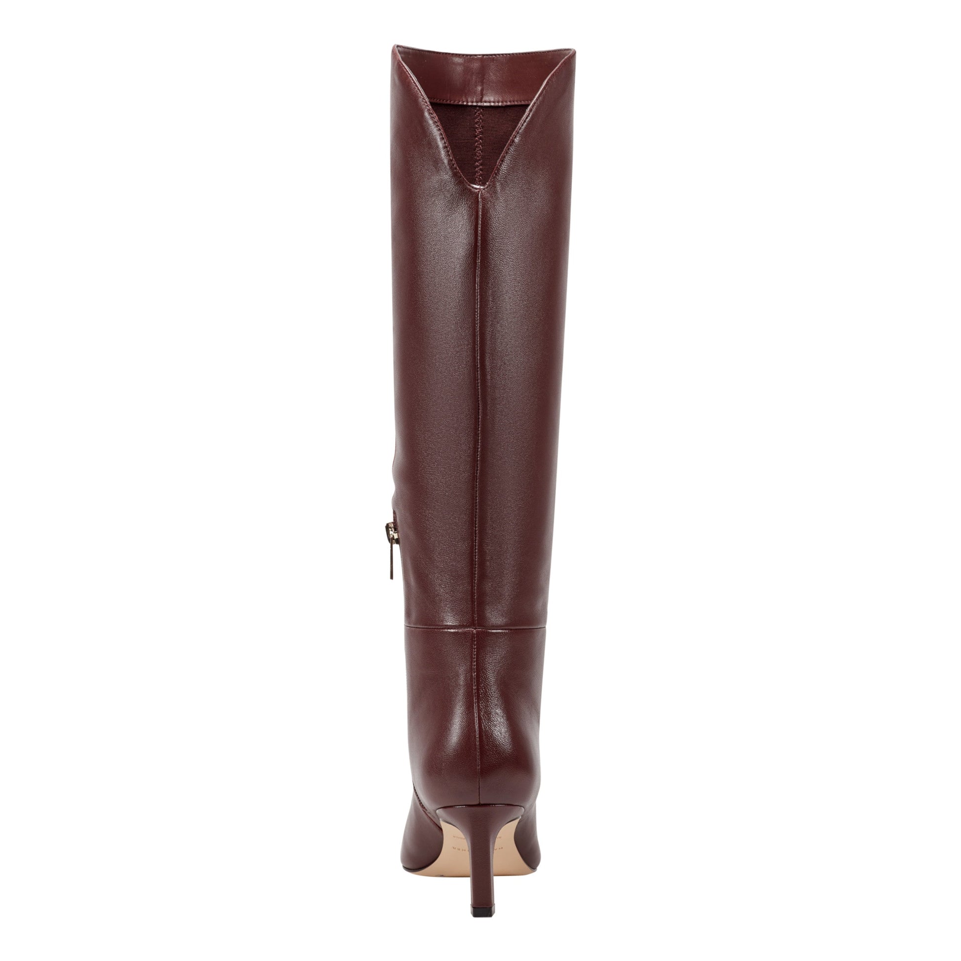 Marc Fisher Esmee Leather Boot - Merlot Leather