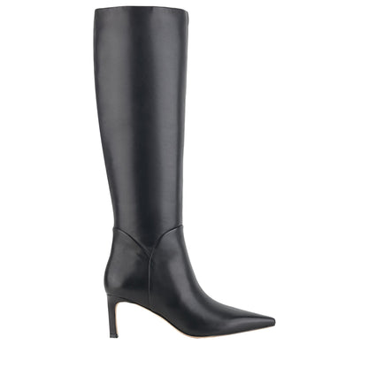 Marc Fisher Sabrina Leather Boot - Black Leather