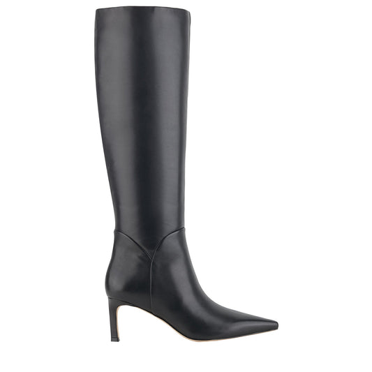 Marc Fisher Sabrina Leather Boot - Black Leather