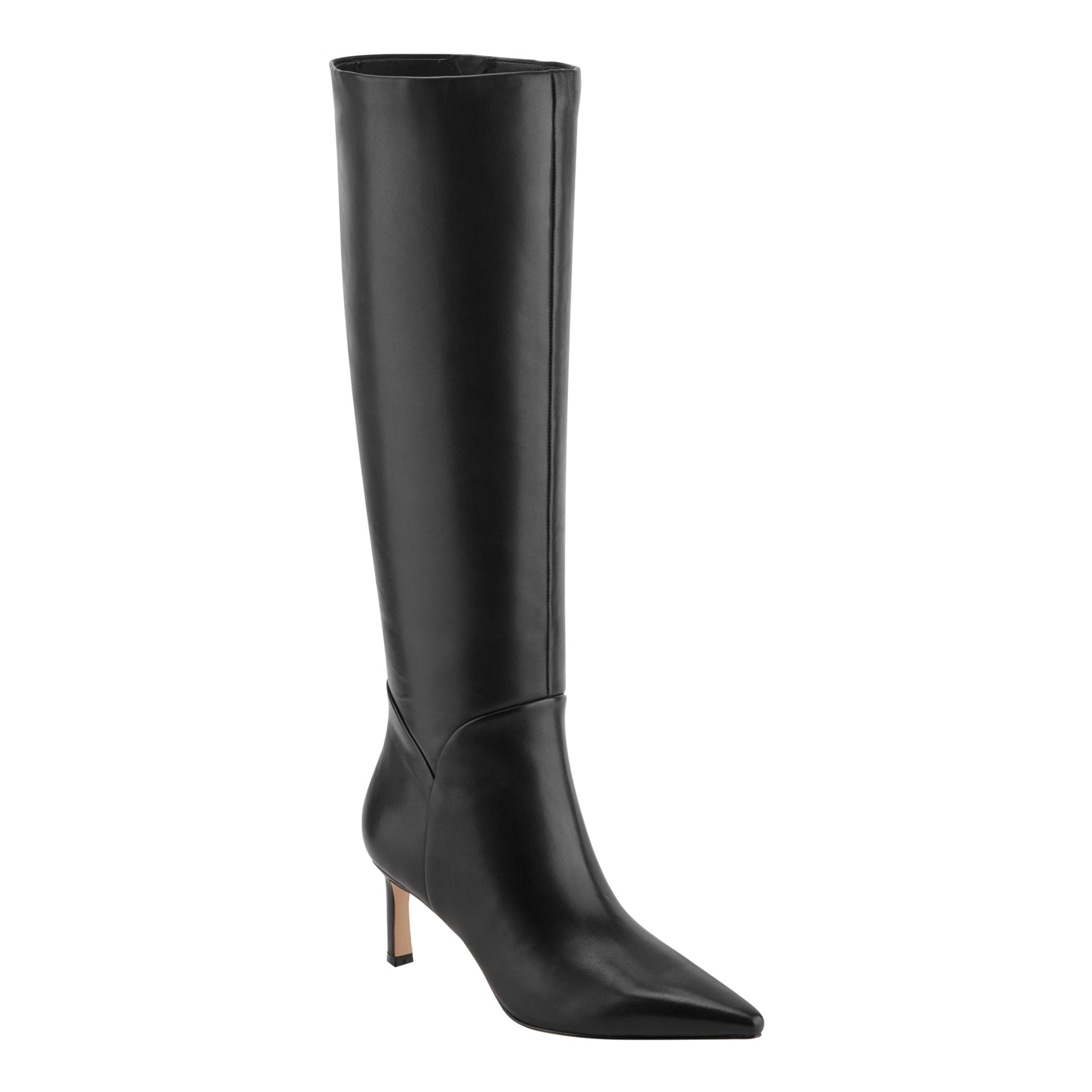 Marc Fisher Sabrina Leather Boot - Black Leather