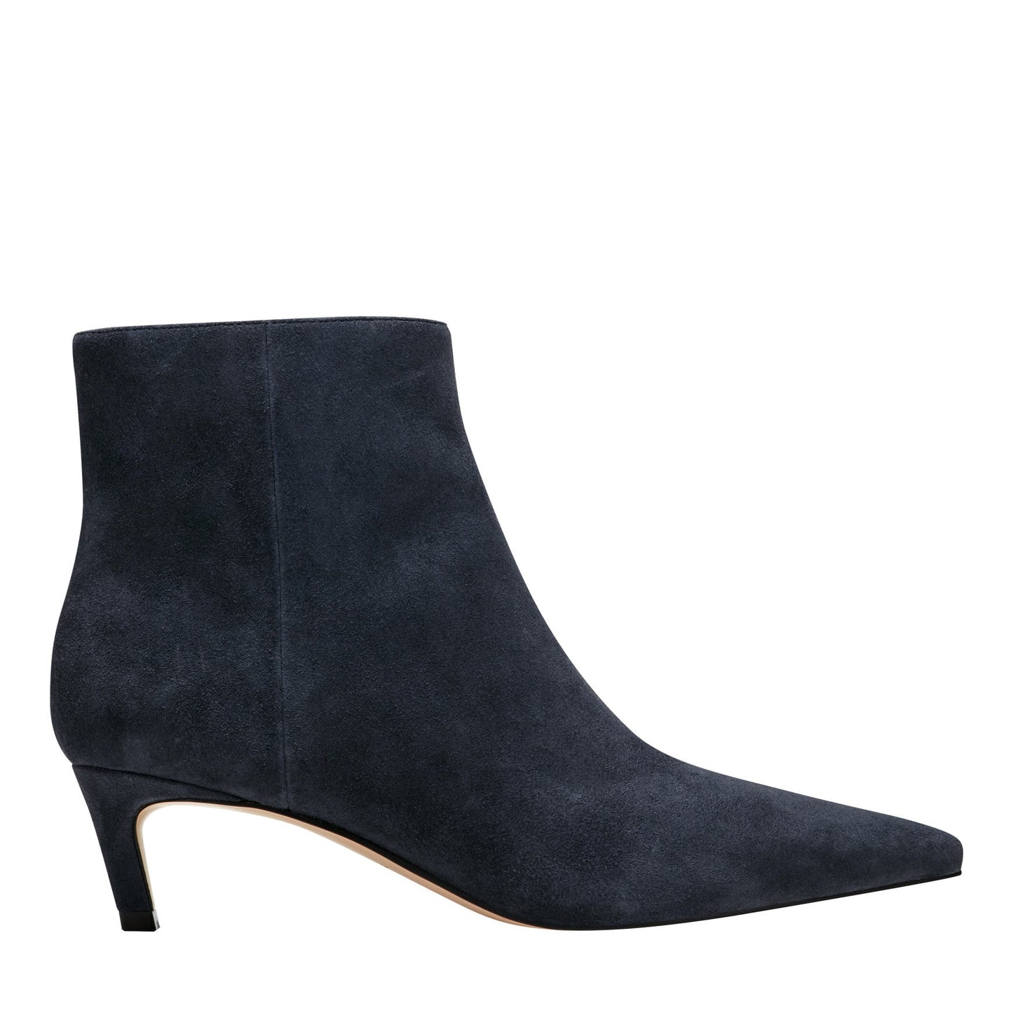 Marc Fisher Itzia Ankle Leather Bootie - Navy Suede