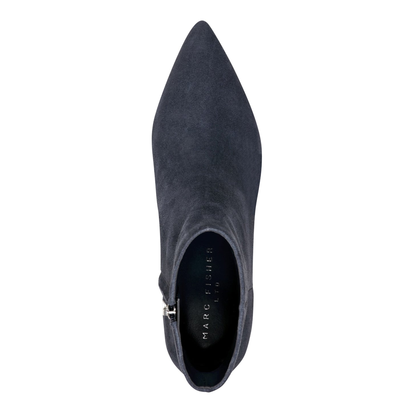 Marc Fisher Itzia Ankle Leather Bootie - Navy Suede