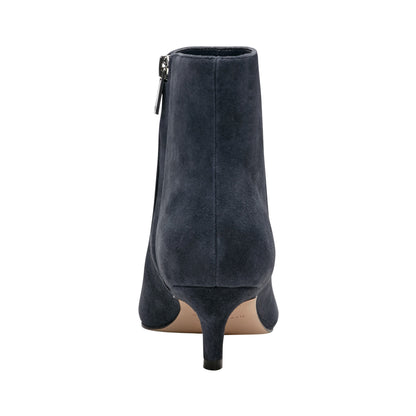 Marc Fisher Itzia Ankle Leather Bootie - Navy Suede