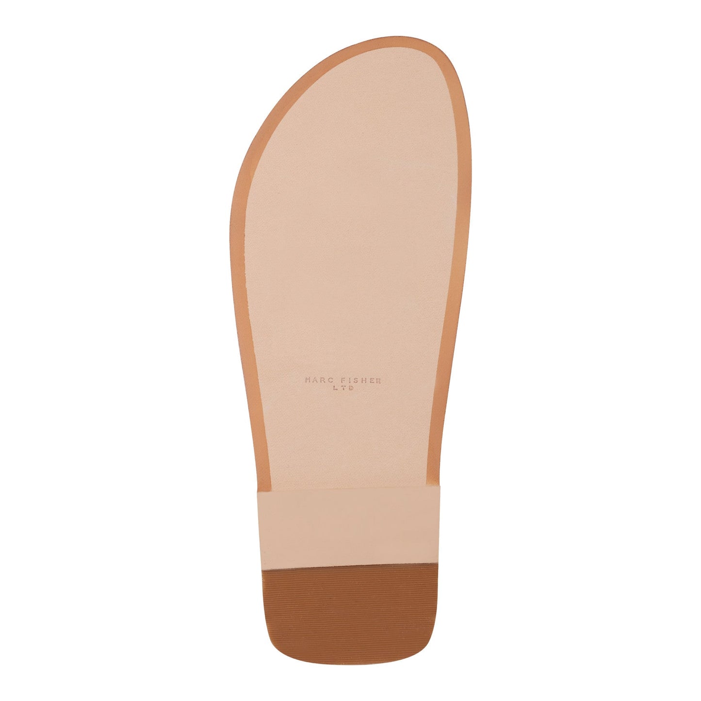 Marc Fisher Gerty Strappy Leather Flat Sandal - Chic Cream Leather