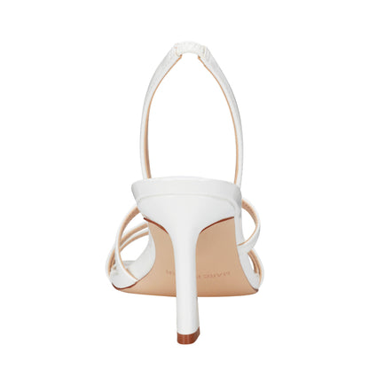 Marc Fisher Nalina Slingback Sandal - White Patent