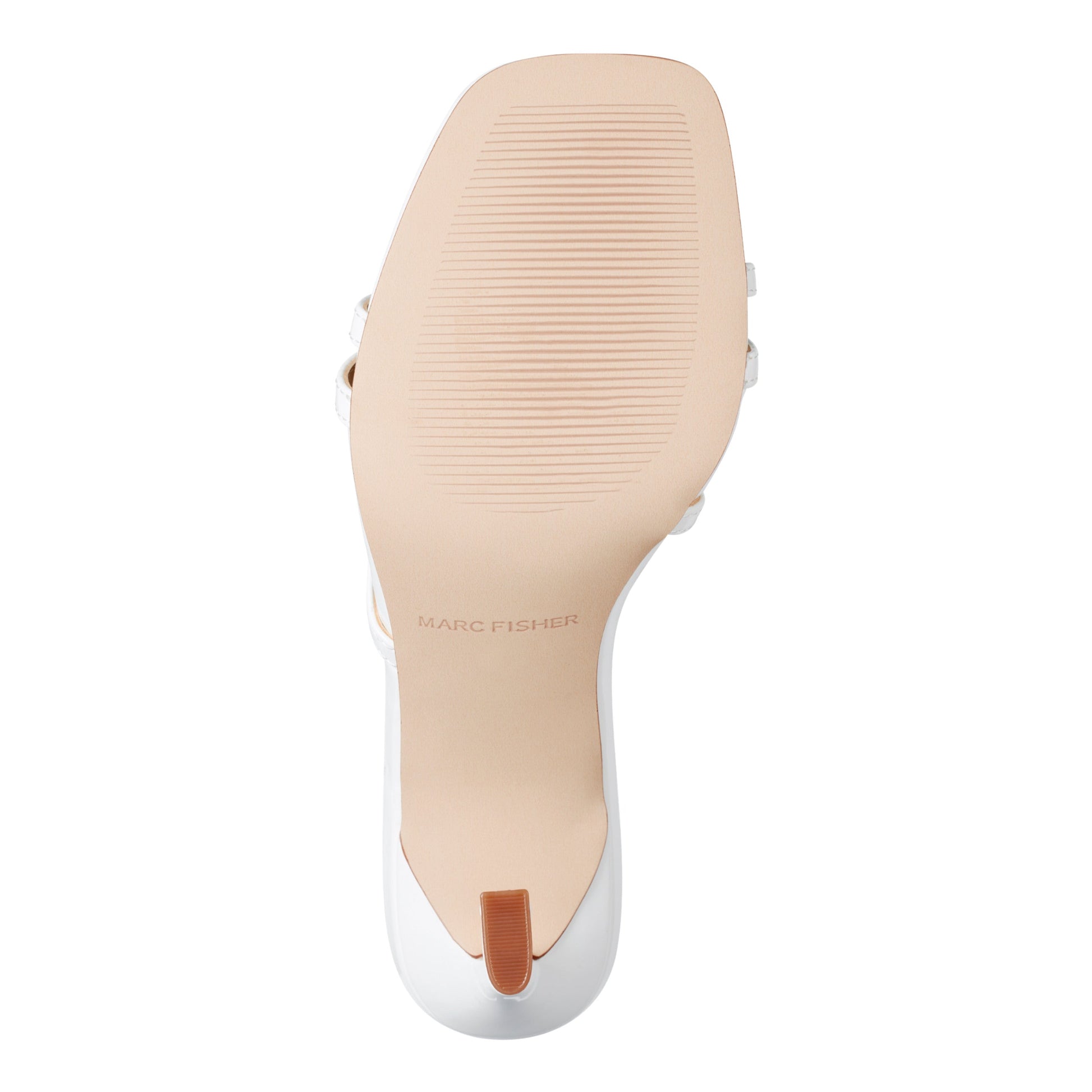 Marc Fisher Nalina Slingback Sandal - White Patent