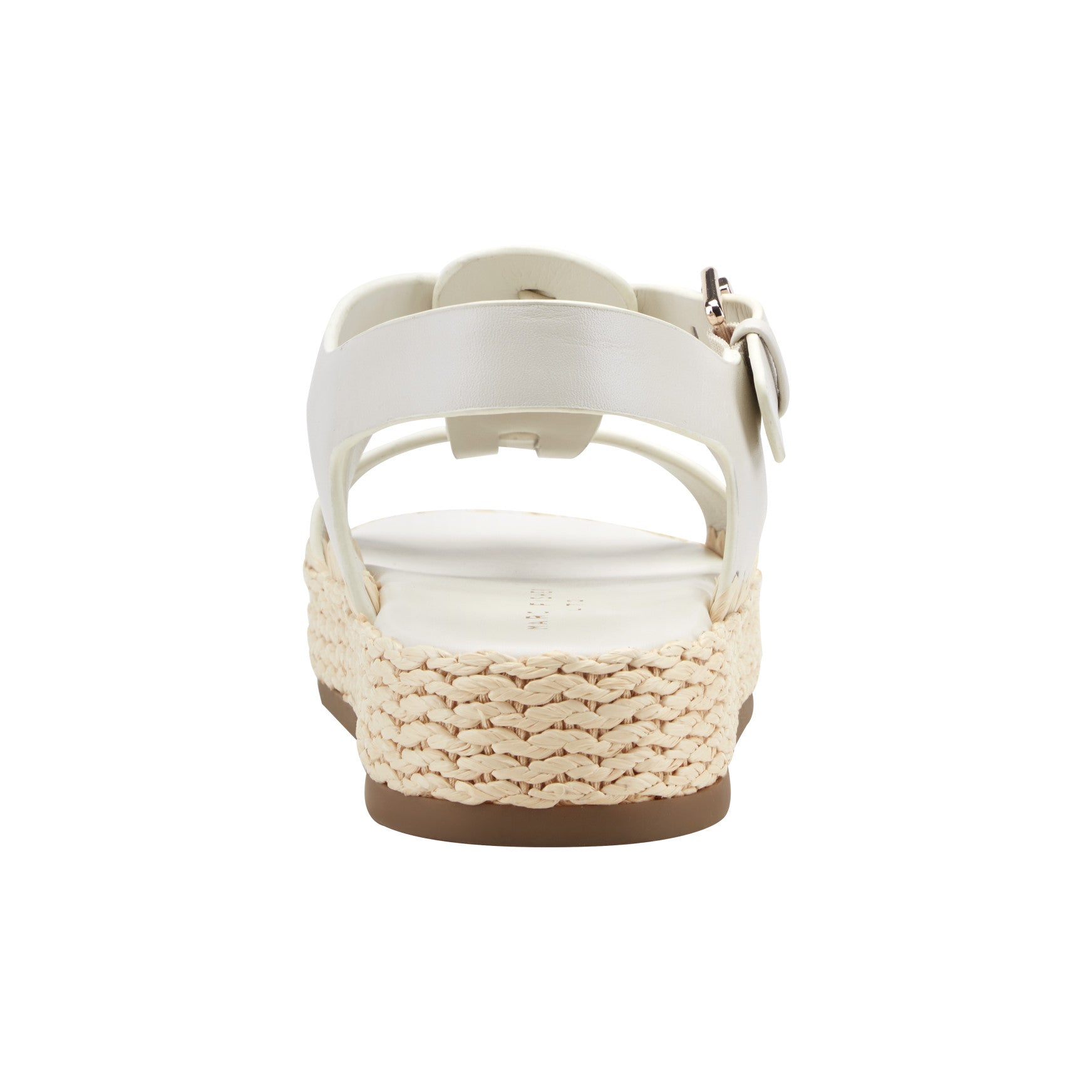 Marc Fisher Elissa Espadrille Sandal - Chic Cream Leather