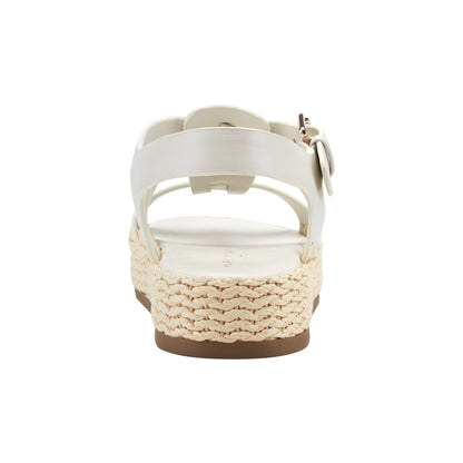 Marc Fisher Elissa Espadrille Sandal - Chic Cream Leather