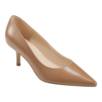 Marc Fisher Alola Pump - Medium Natural Leather