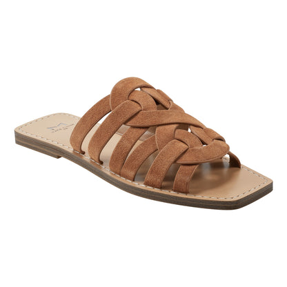 Marc Fisher Kimiko Flat Slide Sandal - Natural