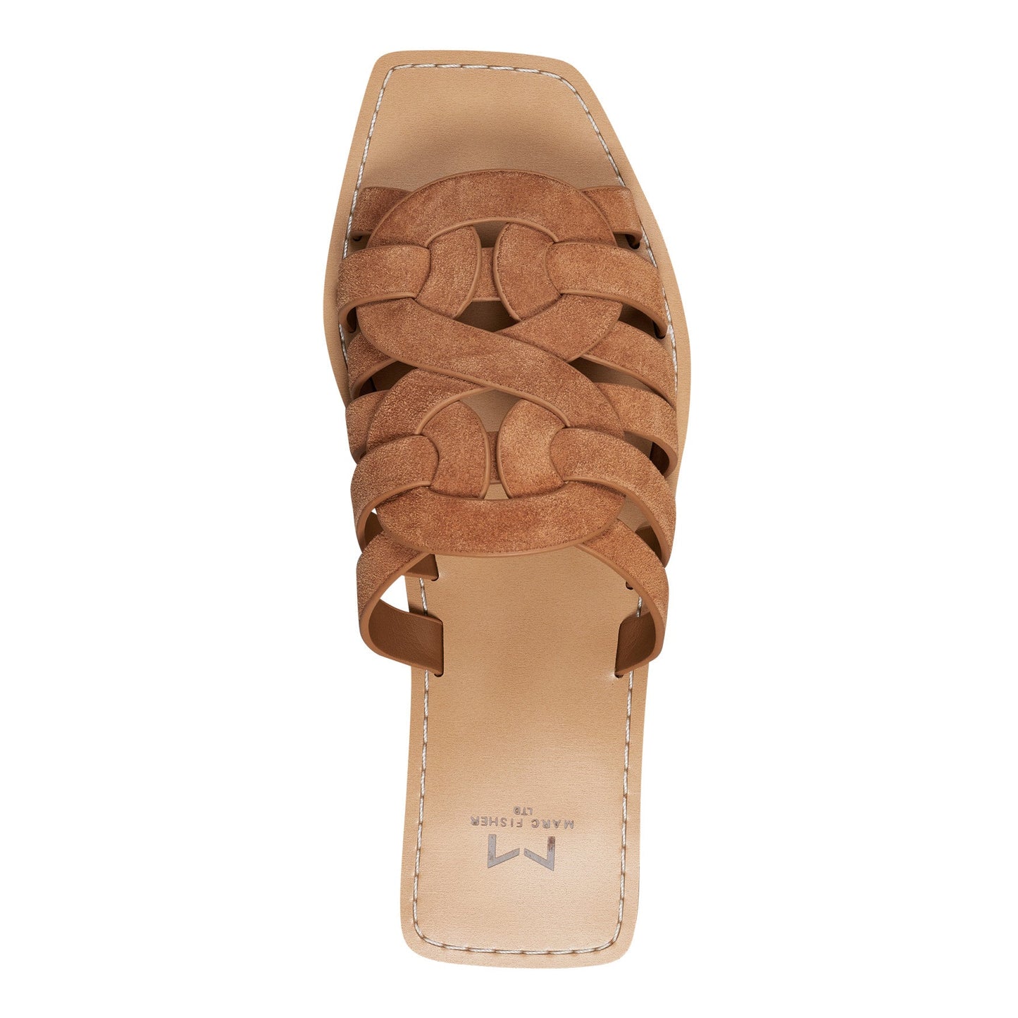 Marc Fisher Kimiko Flat Slide Sandal - Natural