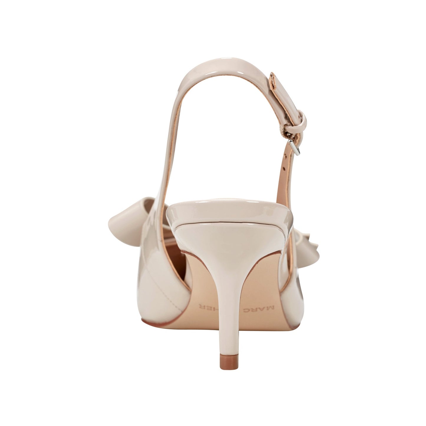 Marc Fisher Allon Bow Slingback Pump - Light Natural Patent