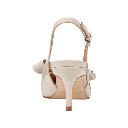 Marc Fisher Allon Bow Slingback Pump - Light Natural Patent