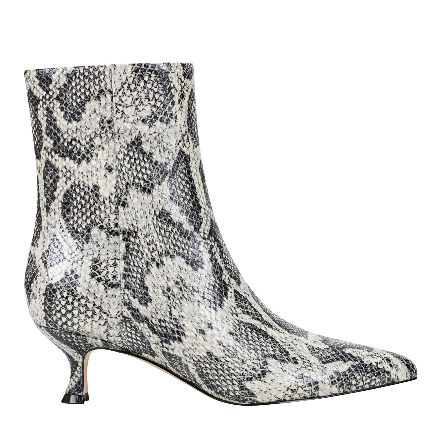 Marc Fisher Iggy Dress Leather Bootie - Snake Printed Leather