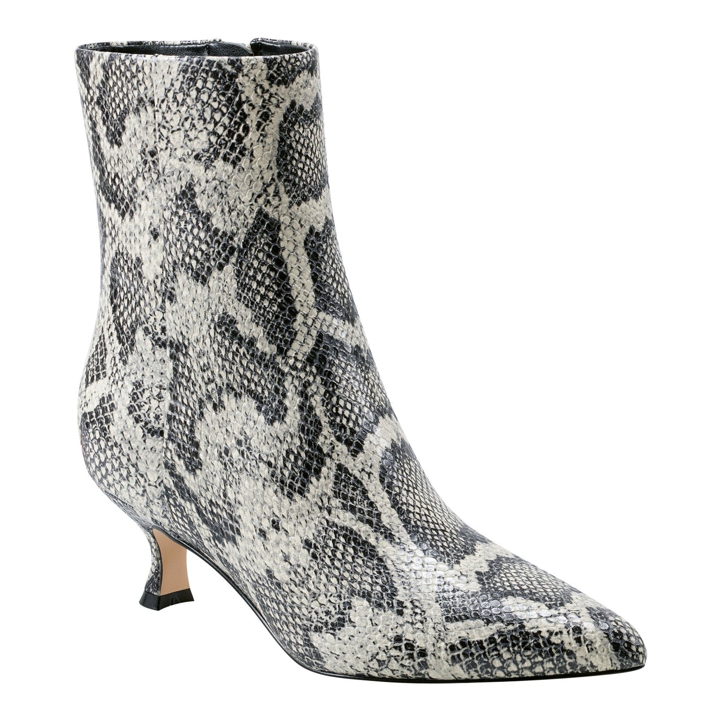 Marc Fisher Iggy Dress Leather Bootie - Snake Printed Leather
