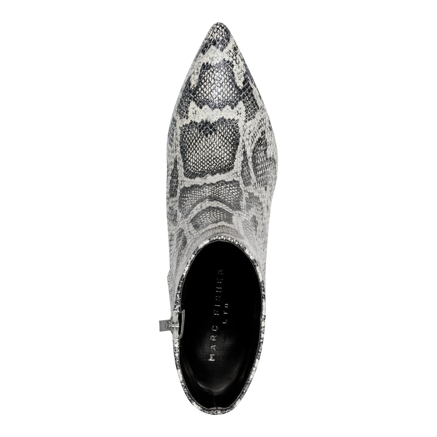 Marc Fisher Iggy Dress Leather Bootie - Snake Printed Leather