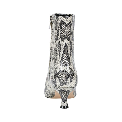 Marc Fisher Iggy Dress Leather Bootie - Snake Printed Leather