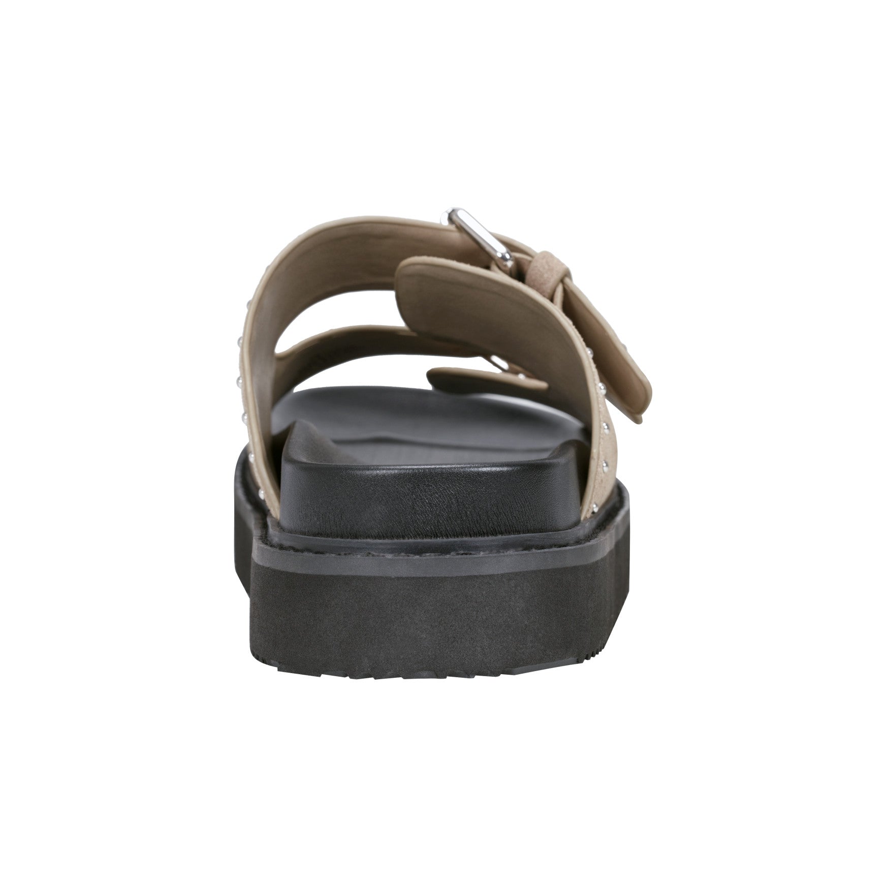 Marc Fisher Agusta Studded Slide Sandal - Taupe Suede