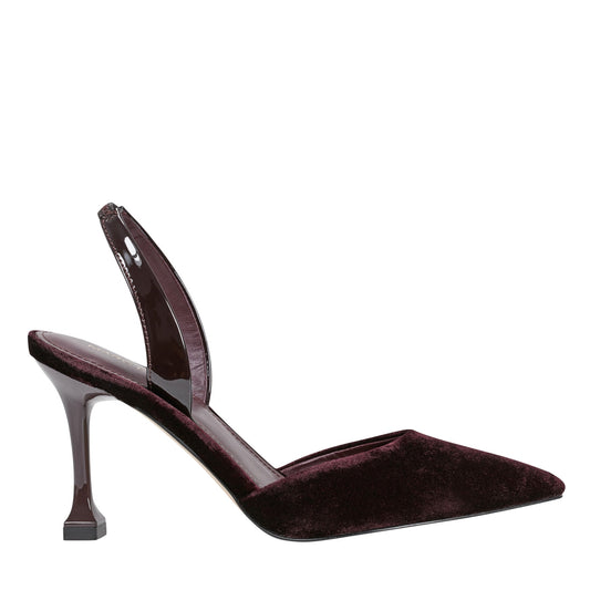 Marc Fisher Hadya Slingback Pump - Dark Red Velvet