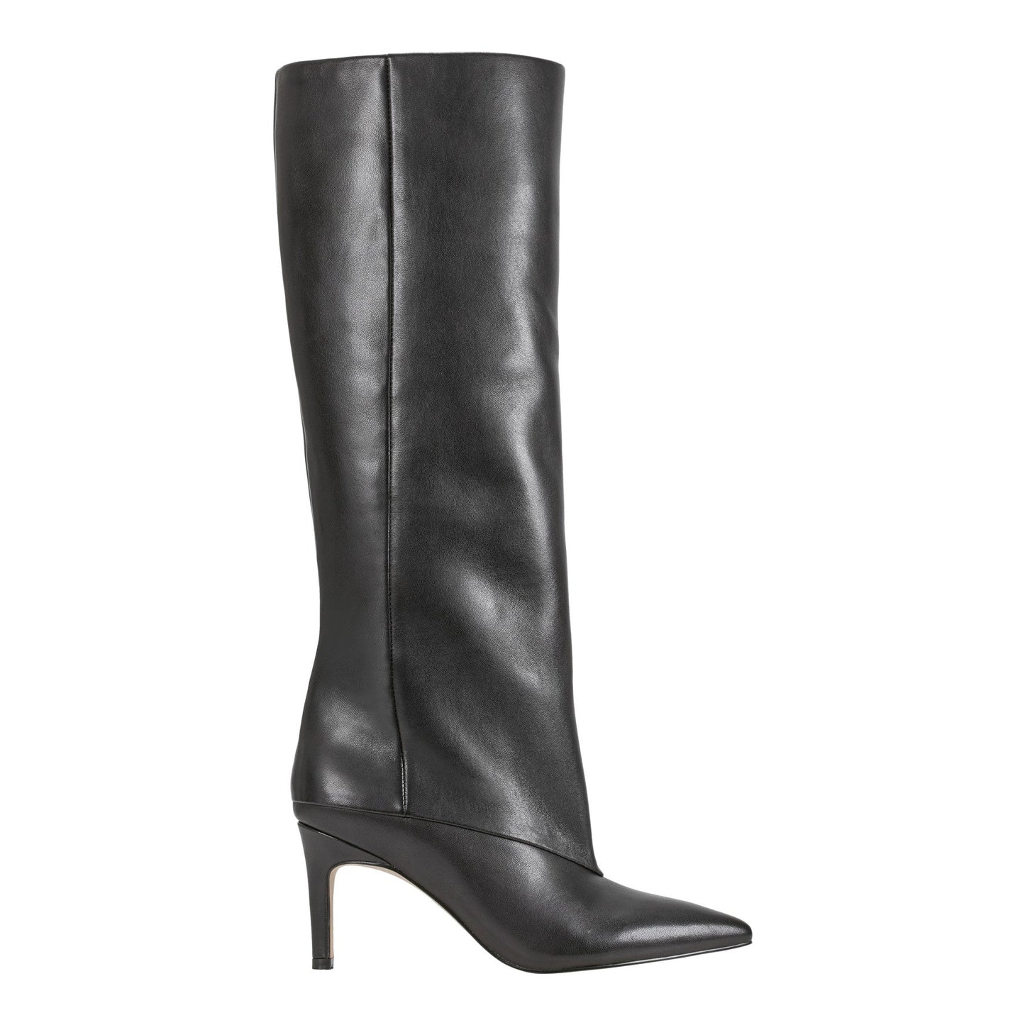 Marc Fisher Gentle Dress Leather Boot - Black Leather