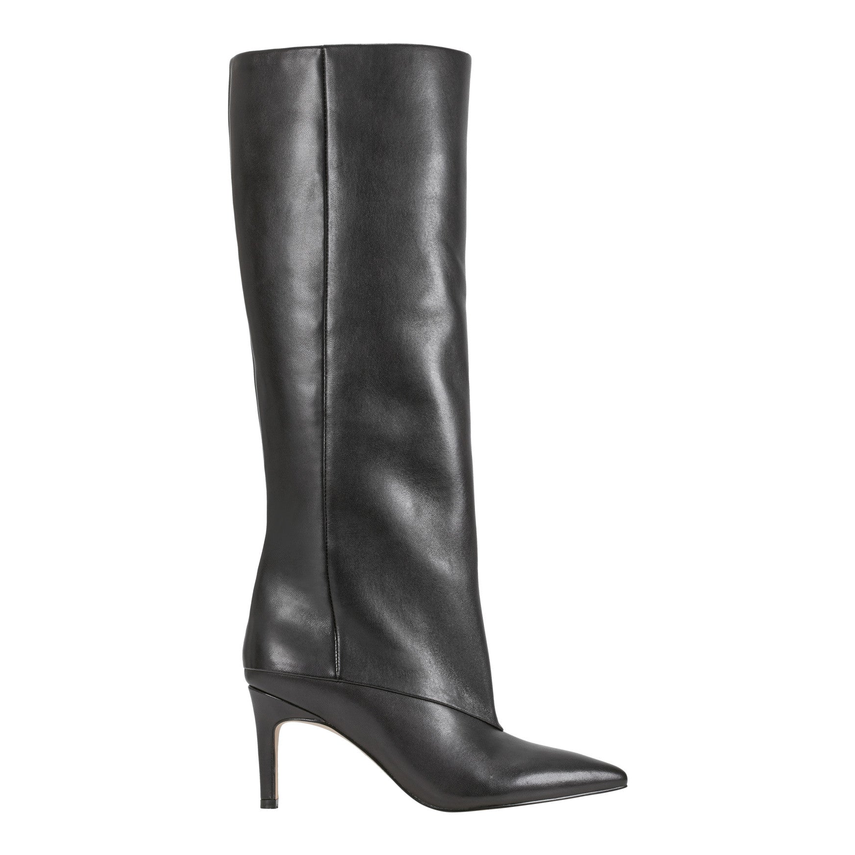 Marc Fisher Gentle Dress Leather Boot - Black Leather
