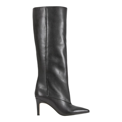 Marc Fisher Gentle Dress Leather Boot - Black Leather
