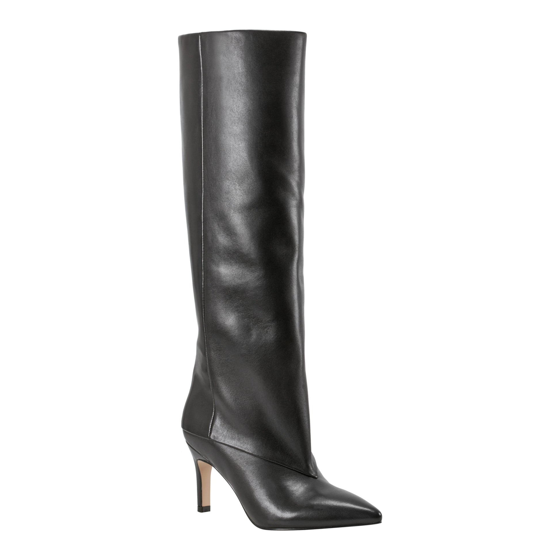 Marc Fisher Gentle Dress Leather Boot - Black Leather