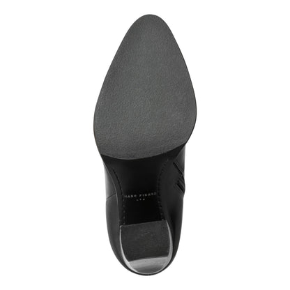 Marc Fisher Lasli Over the Knee Leather Boot - Black Leather