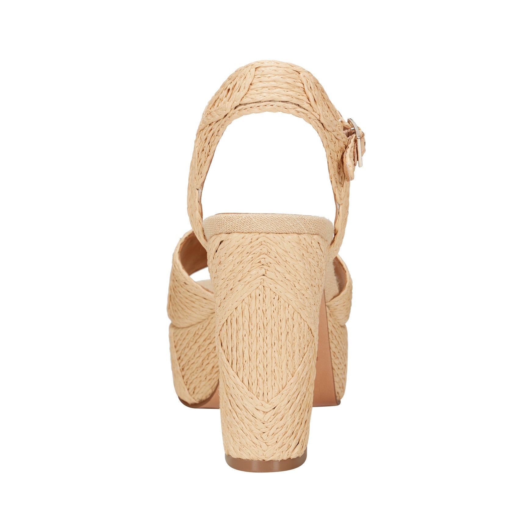 Marc Fisher Calyn Platform Sandal - Natural Raffia