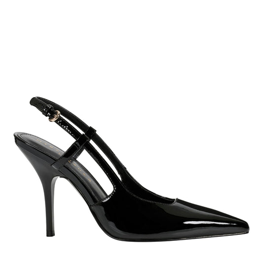 Marc Fisher Torry Slingback Pump - Black Patent Leather