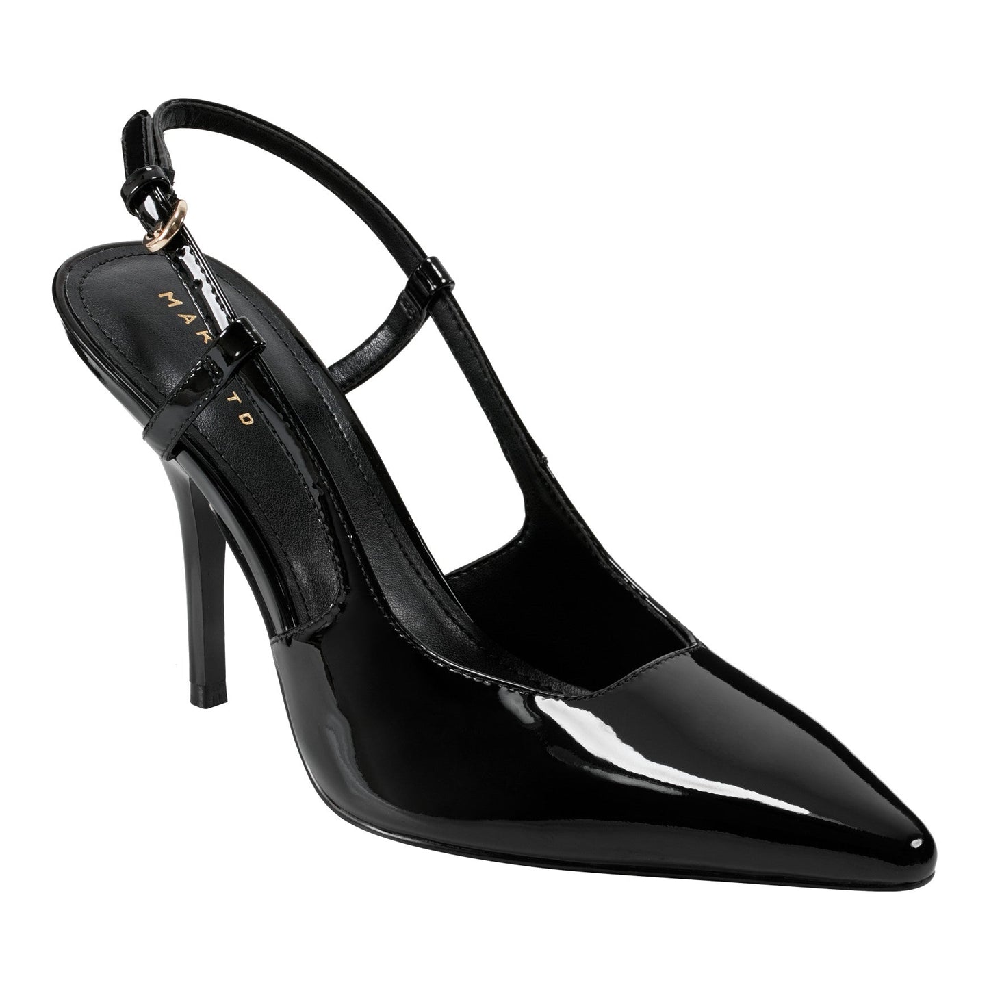 Marc Fisher Torry Slingback Pump - Black Patent Leather