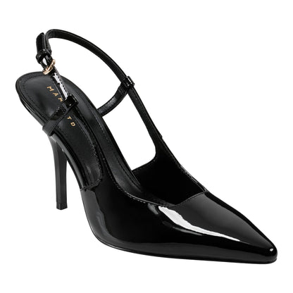 Marc Fisher Torry Slingback Pump - Black Patent Leather