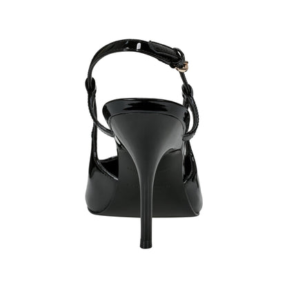 Marc Fisher Torry Slingback Pump - Black Patent Leather