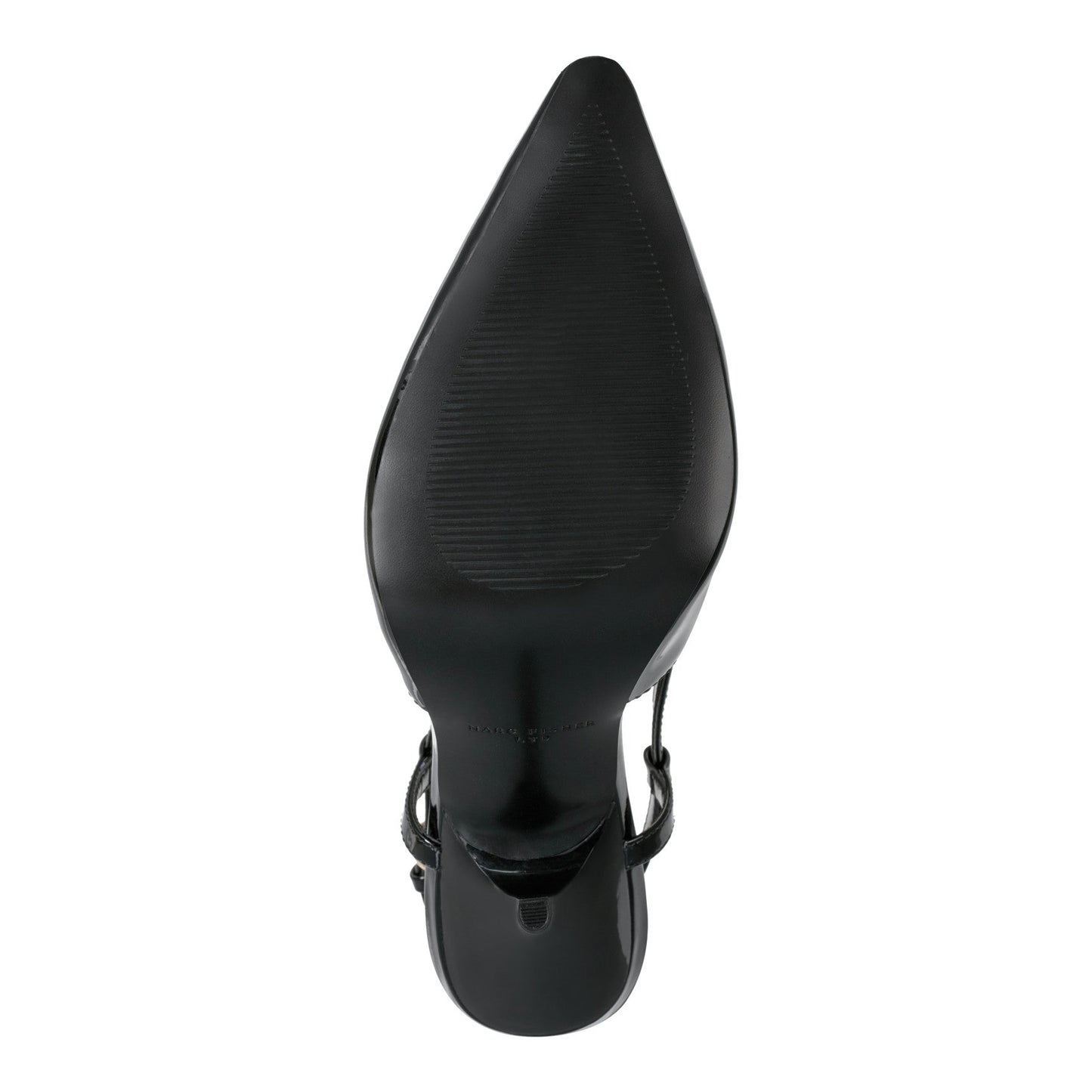 Marc Fisher Torry Slingback Pump - Black Patent Leather