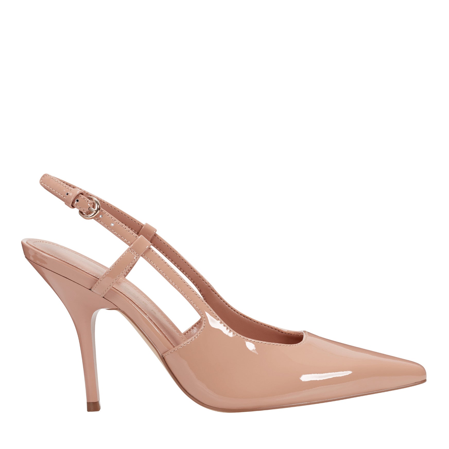 Marc Fisher Torry Slingback Pump - Natural Patent Leather