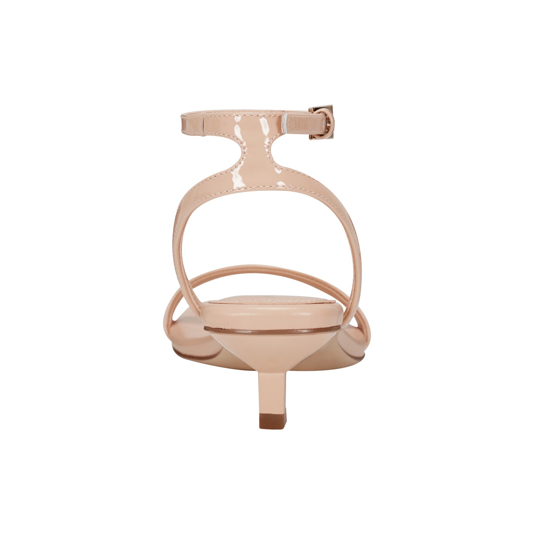 Marc Fisher Alona Ankle Strap Sandal - Natural Patent Leather
