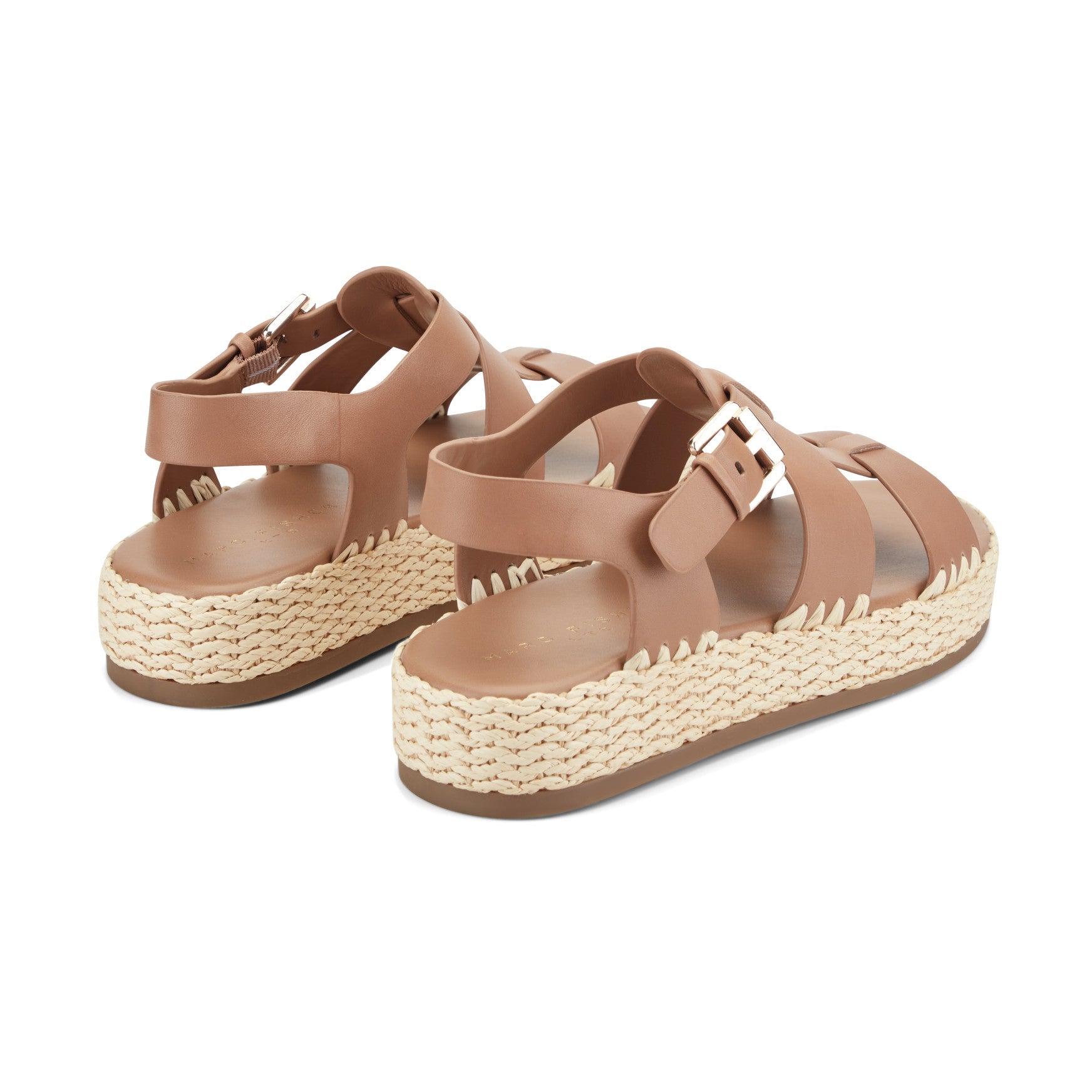 Marc Fisher Elissa Espadrille Sandal - Brown Leather