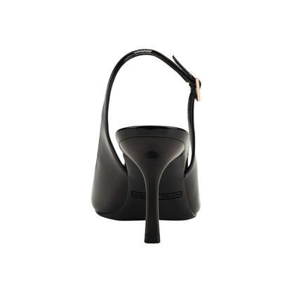 Marc Fisher Paza Peep Toe Pump - Black Patent