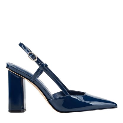 Marc Fisher Dian Slingback Pump - Blue Patent
