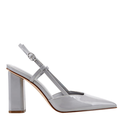 Marc Fisher Dian Slingback Pump - Grey Patent
