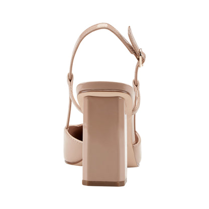 Marc Fisher Dian Slingback Pump - Natural Patent
