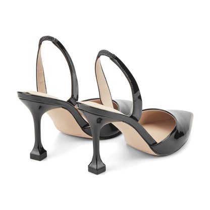 Marc Fisher Hadya Slingback Pump - Black Patent