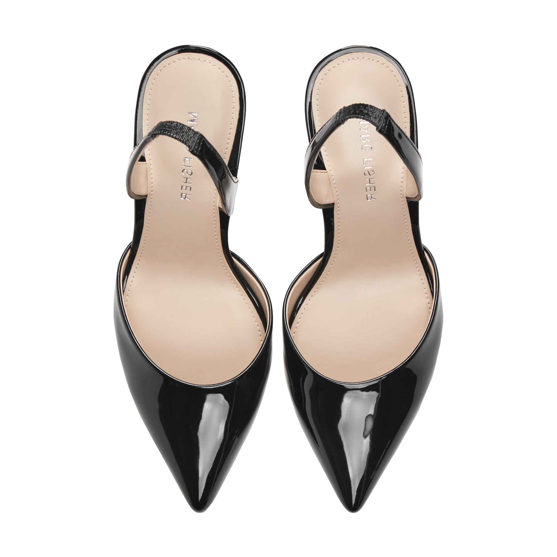 Marc Fisher Hadya Slingback Pump - Black Patent