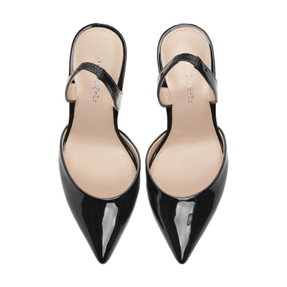 Marc Fisher Hadya Slingback Pump - Black Patent