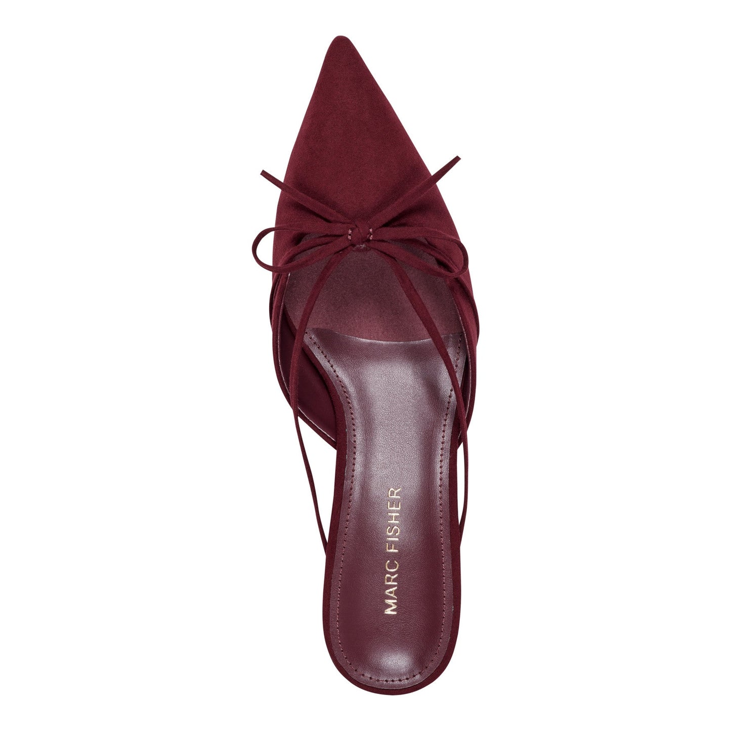 Marc Fisher Florin Kitten Heel Mule - Dark Red