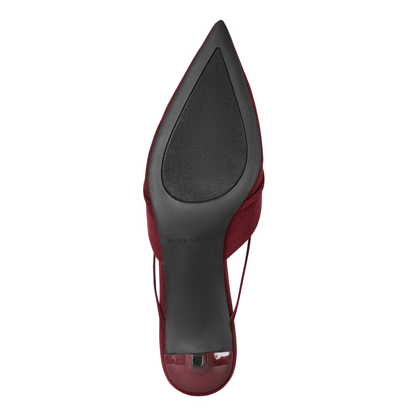 Marc Fisher Florin Kitten Heel Mule - Dark Red