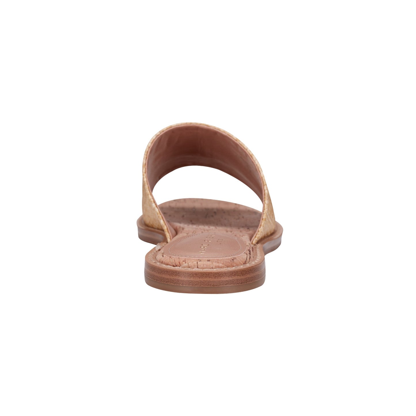 Marc Fisher Grayce Flat Slide Sandal - Natural Raffia